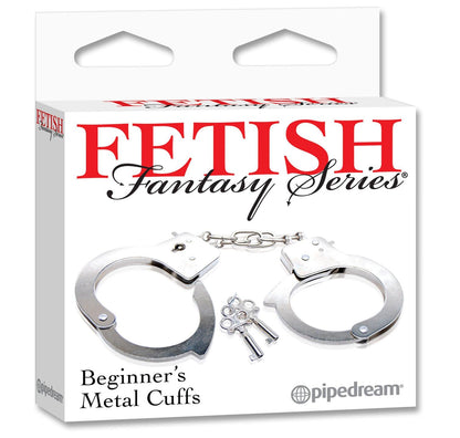 Fetish Fantasy Series Beginner's Metal Cuffs - Love It Wet