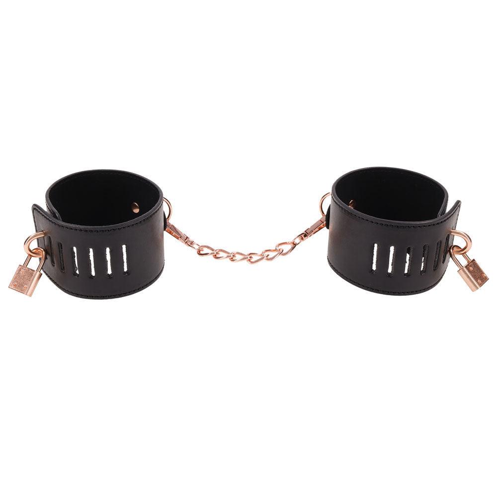 Brat Locking Cuffs - Black - Love It Wet