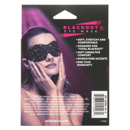 Radiance Blackout Eye Mask - Black - Love It Wet