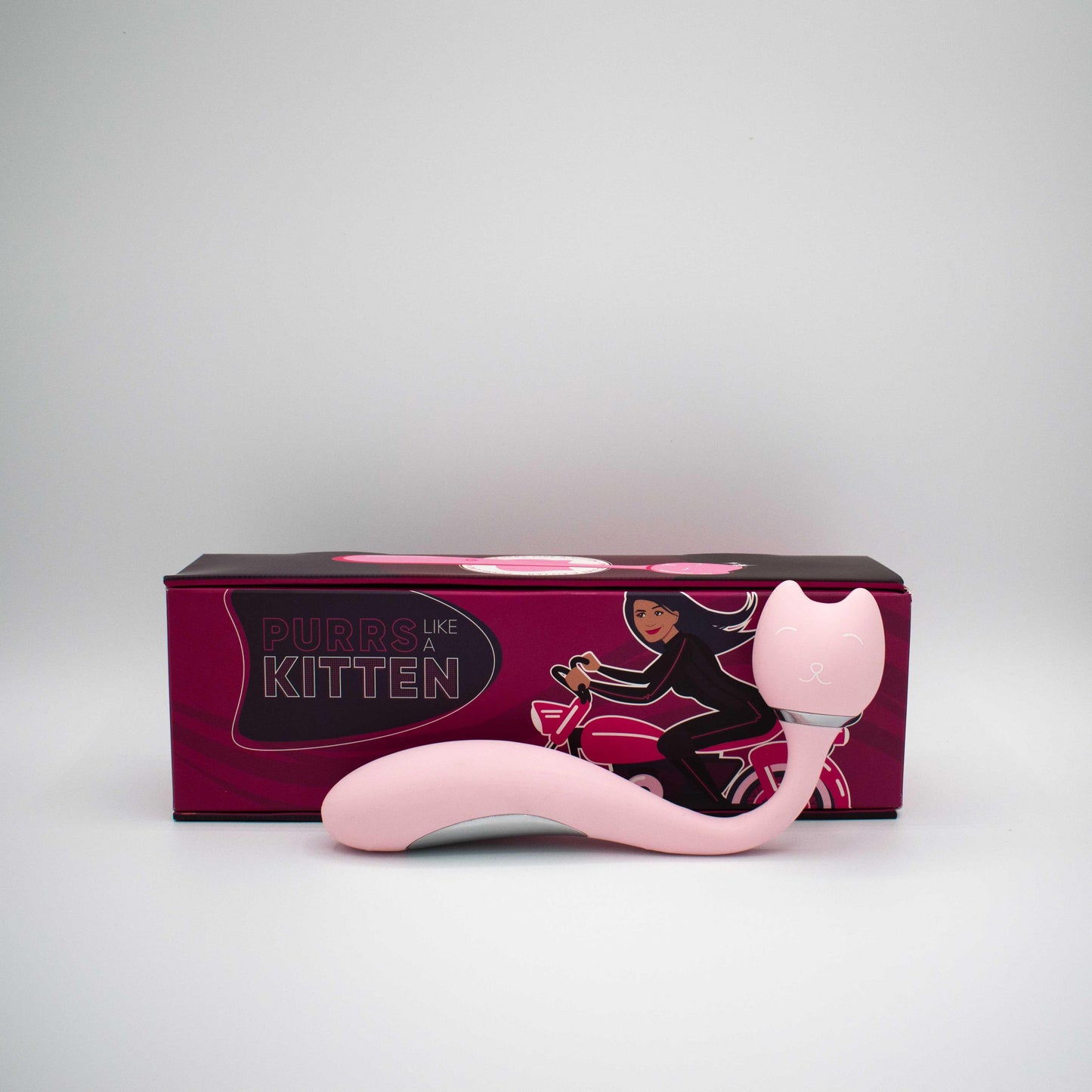 Purrs Like a Kitten Wand Vibrator - Pink - Love It Wet