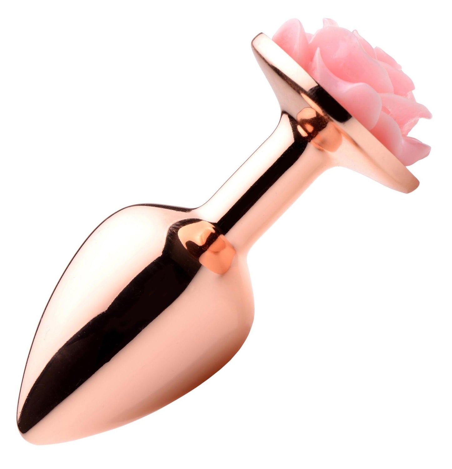 Pink Rose Gold Anal Plug - Small - Love It Wet