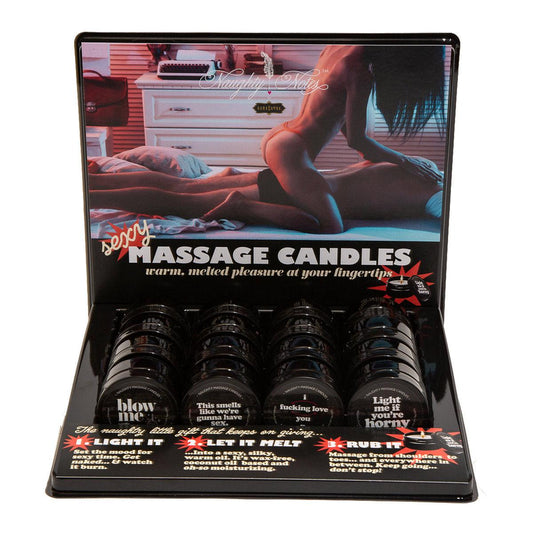 Massage Candle 2 Oz Prepack Display - Love It Wet