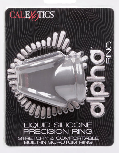 Alpha Liquid Silicone Precision Ring - Gray - Love It Wet