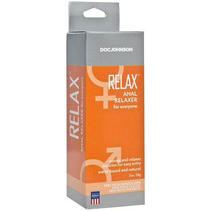 Relax - Anal Relaxer for Everyone - 2 Oz. - Bulk - Love It Wet