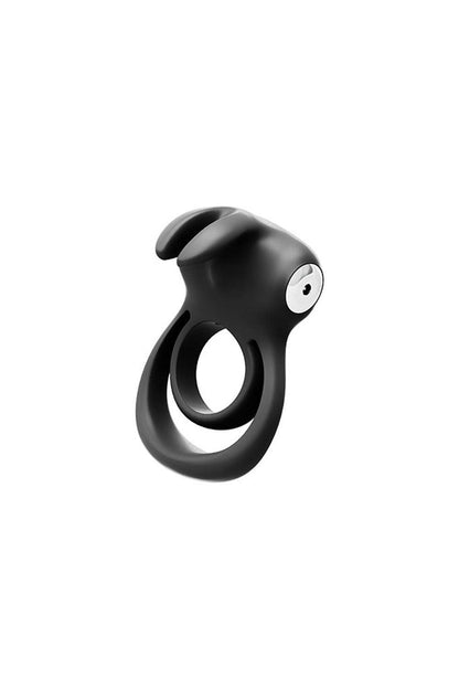 Thunder Bunny Rechargeable Dual Ring - Black Pearl - Love It Wet