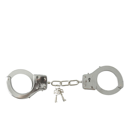 Sex and Mischief Metal Handcuffs - Love It Wet