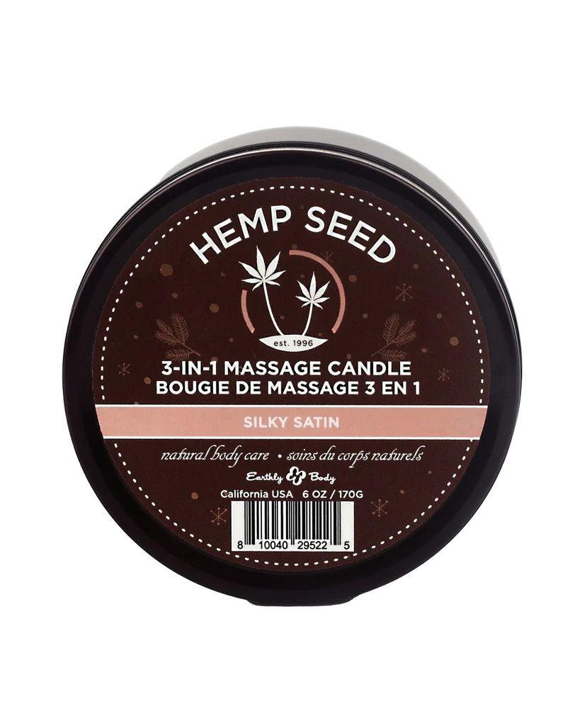 3-in-1 Massage Candle - 6 Oz. - Silky Satin - Love It Wet