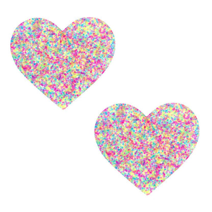 Sprankles Neon Blacklight Glitter I Heart U Nipztix Pasties - Love It Wet