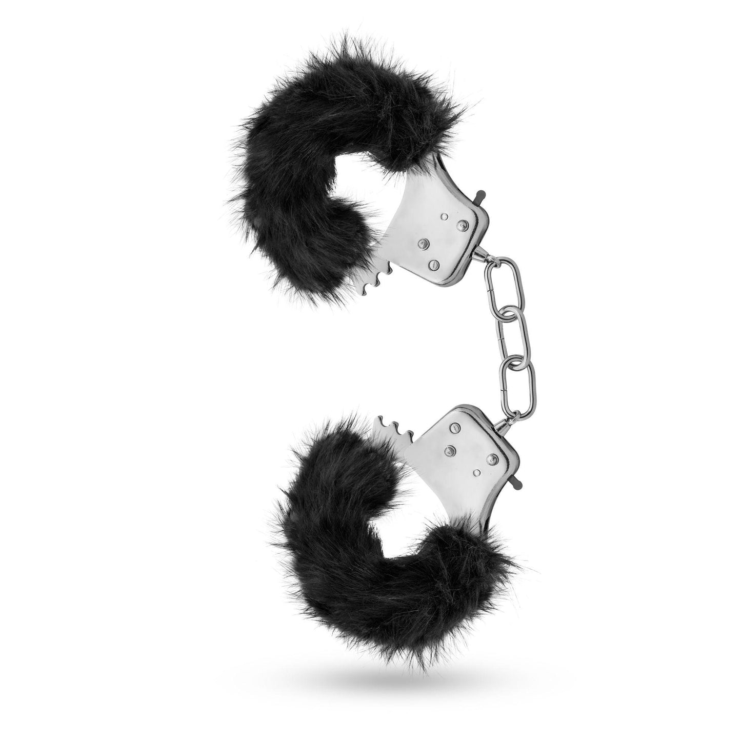 Temptasia - Plush Fur Cuffs - Black - Love It Wet