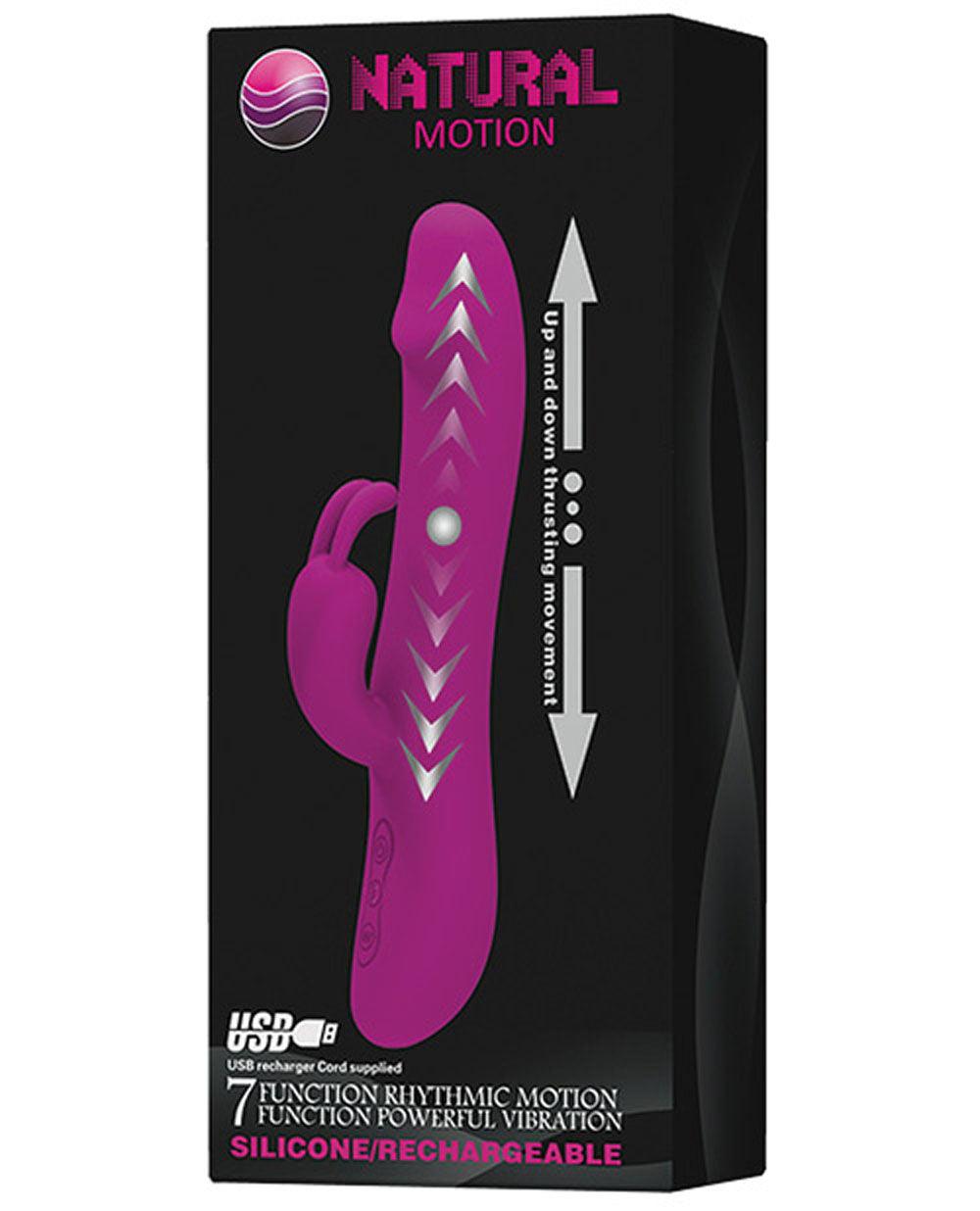 Pretty Love Natural Motion Thrusting Rabbit - 7 Function - Love It Wet