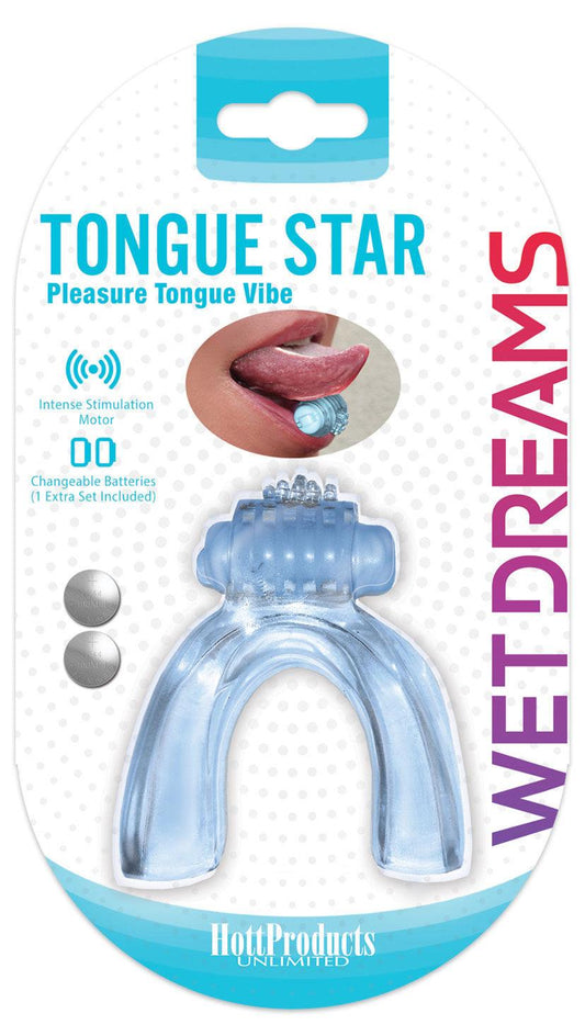 Wet Dreams Tongue Star - Blue - Love It Wet