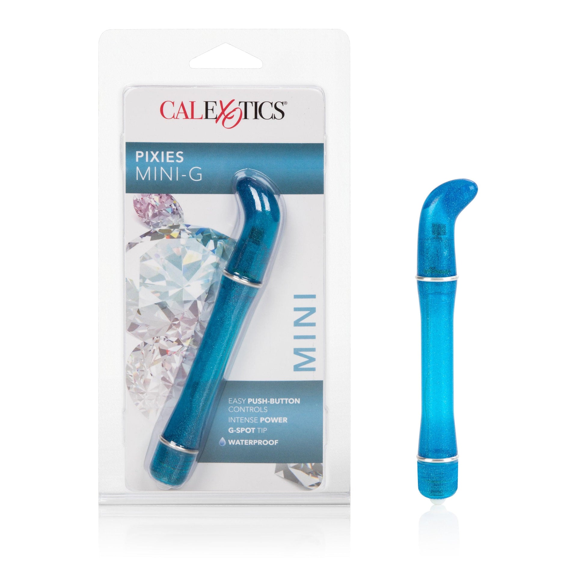 Pixies Mini G Waterproof Vibe - Blue - Love It Wet