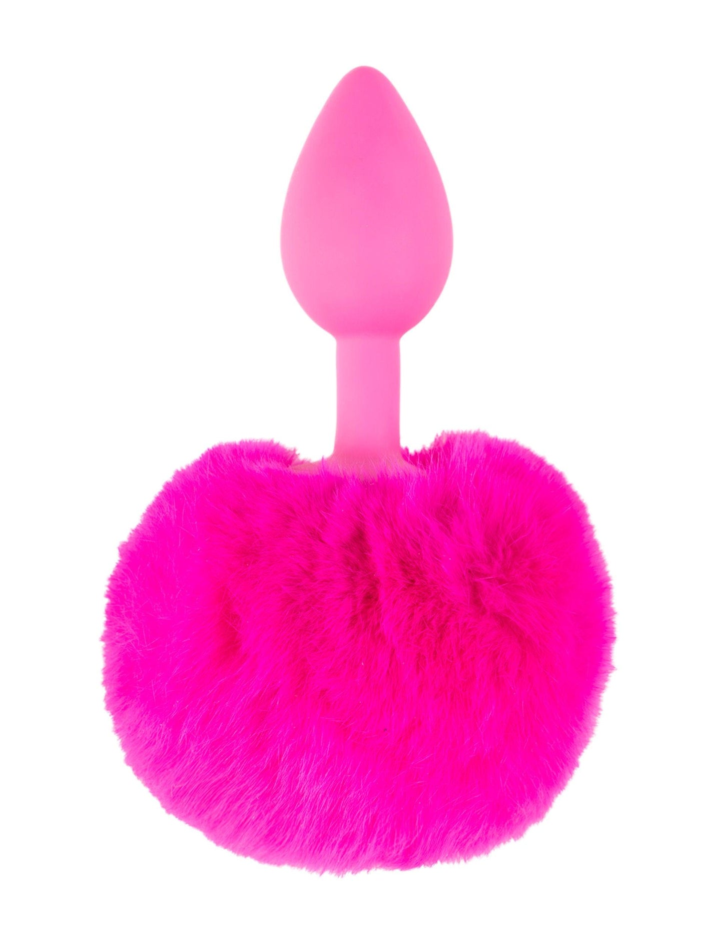 Neon Bunny Tail - Pink - Love It Wet