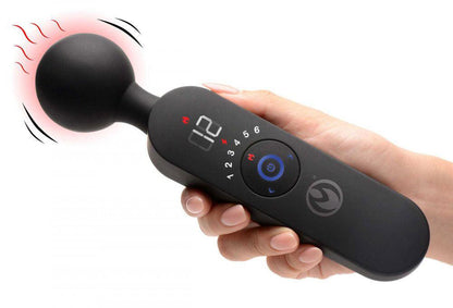 Thunder Wand 72x Silicone Heating Wand Massager - Black - Love It Wet