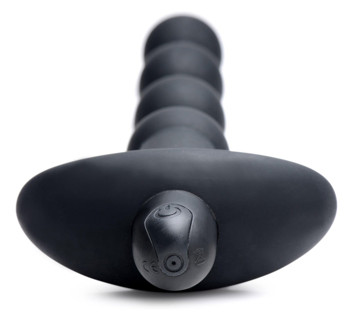 Bang - Vibrating Silicone Anal Beads and Remote Black - Love It Wet