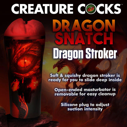 Dragon Snatch Dragon Stroker - Red - Love It Wet