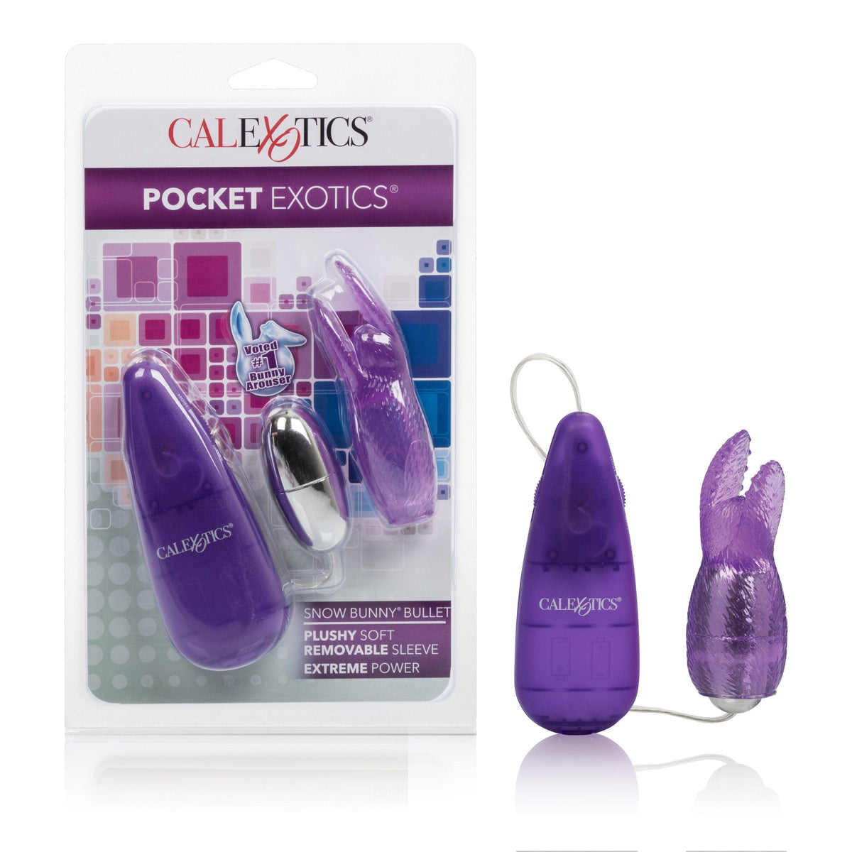 Pocket Exotics Snow Bunny Bullet - Purple - Love It Wet