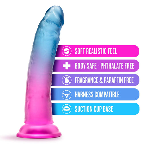 B Yours - Beautiful Sky - 7 Inch Dildo - Sunset - Love It Wet