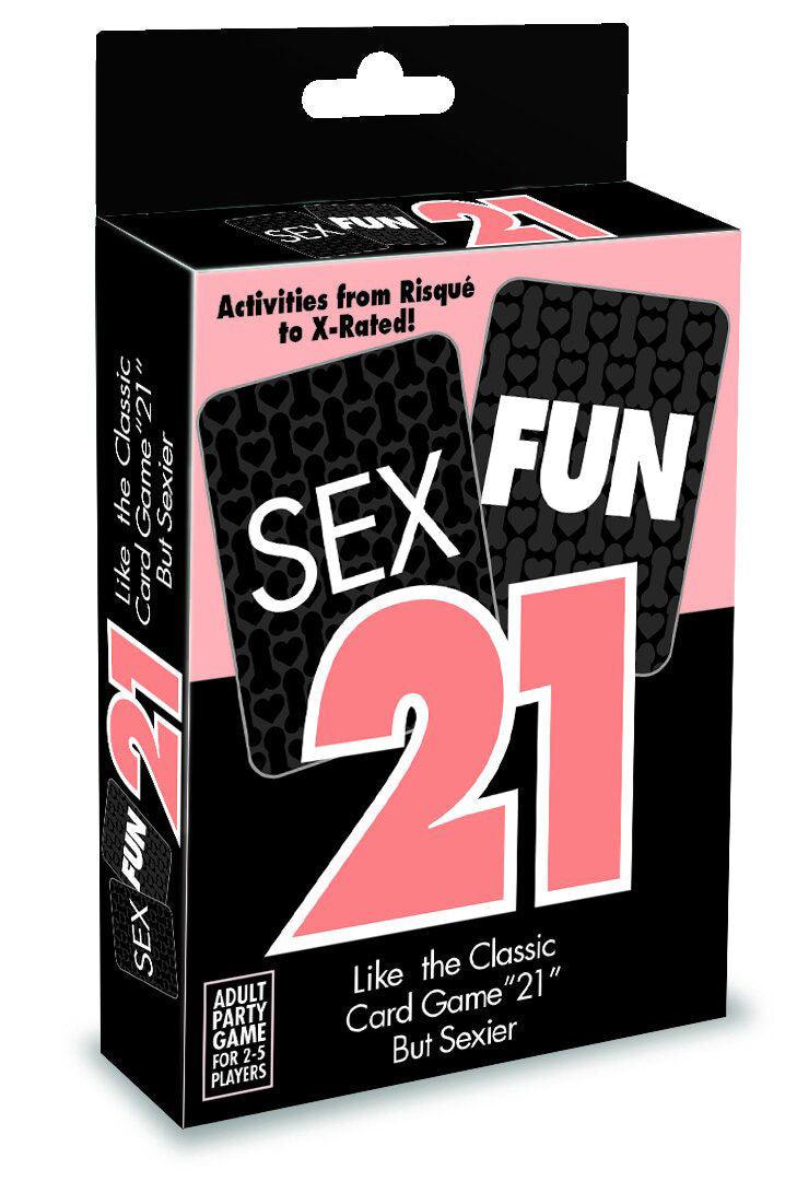 Sex Fun 21 - Adult Card Game - Love It Wet