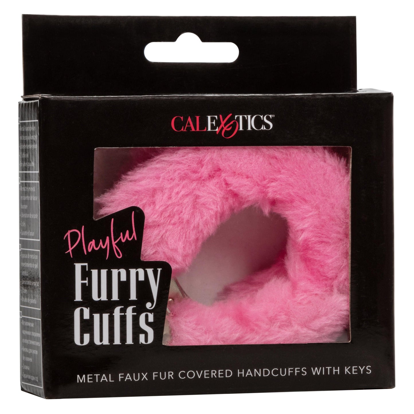 Playful Furry Cuffs - Black - Love It Wet