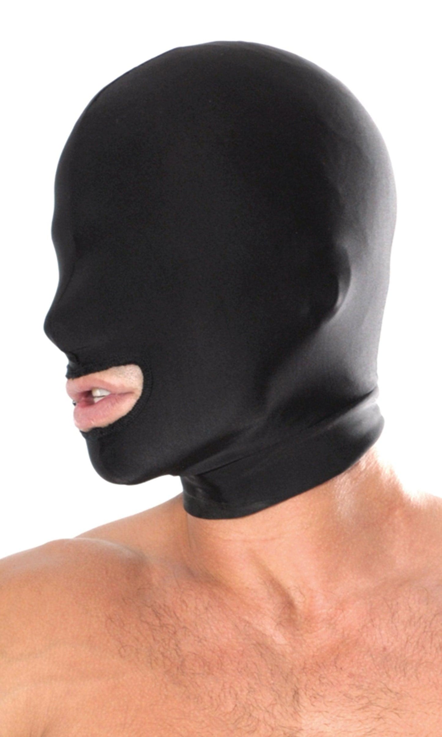 Fetish Fantasy Series Spandex Open Mouth Hood - Love It Wet