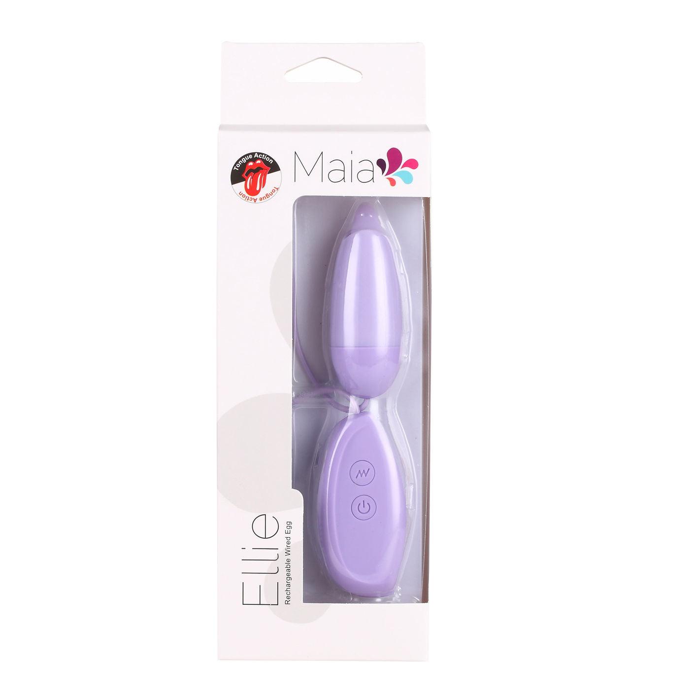 Ellie Wired Bullet Vibrator - Purple - Love It Wet