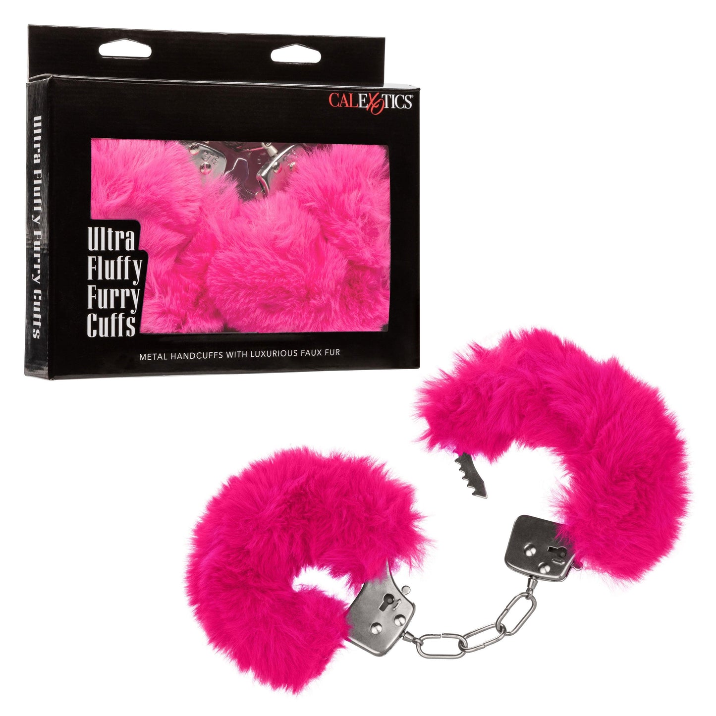 Ultra Fluffy Furry Cuffs - Black - Love It Wet