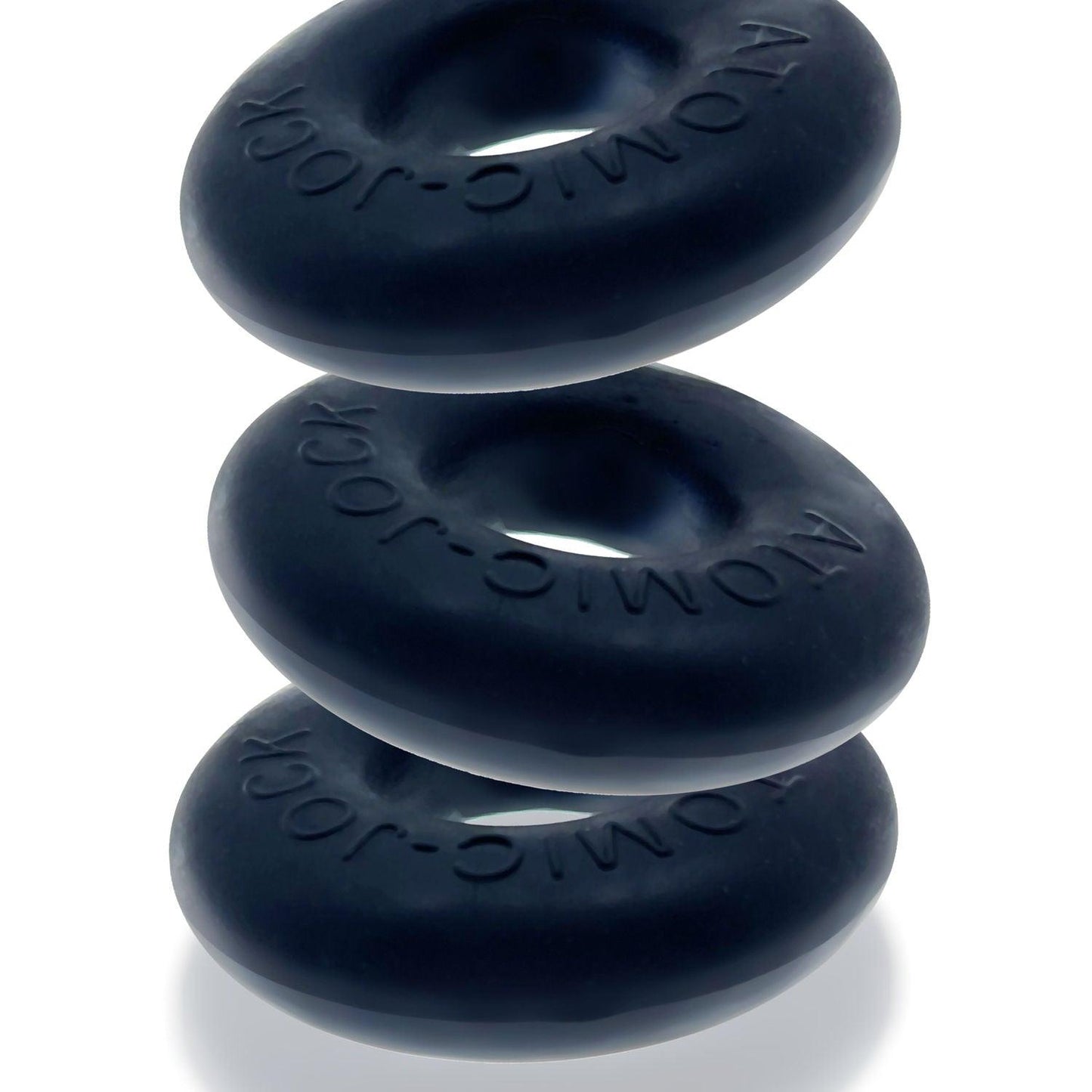 Ringer Cockring 3 Pack - Small - Night Black - Love It Wet