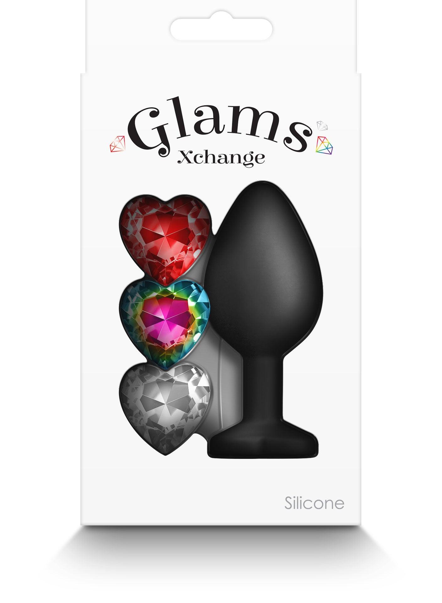 Glams Xchange Heart - Medium - Black - Love It Wet