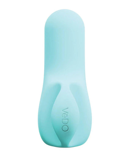 Nea Rechargeable Finger Vibe - Tease Me Turquoise - Love It Wet