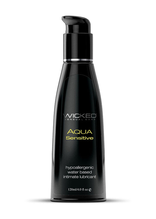 Aqua Sensitive Water-Based Lubricant - 4 Fl. Oz. - Love It Wet