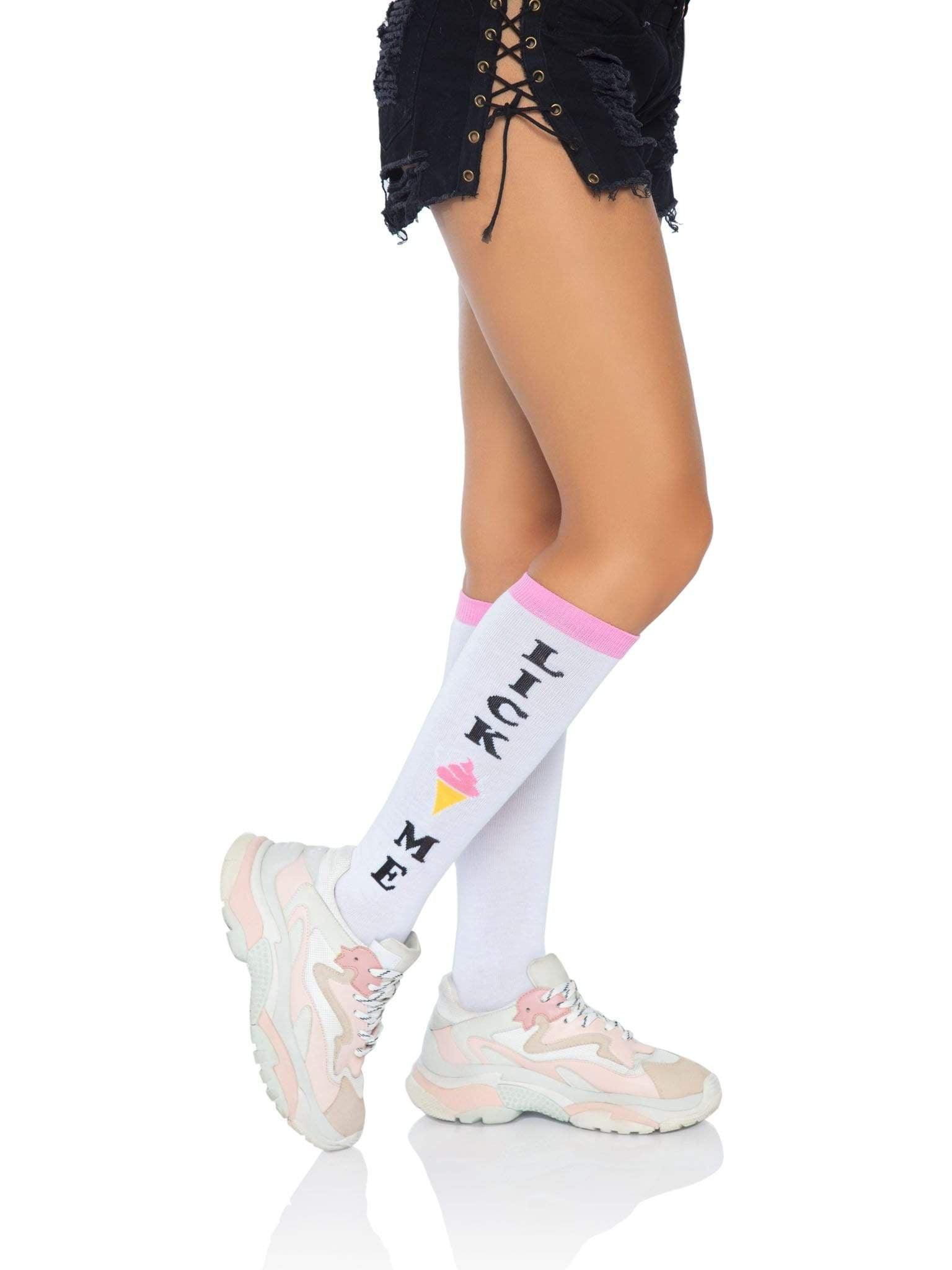 Lick Me Knee Socks - Love It Wet