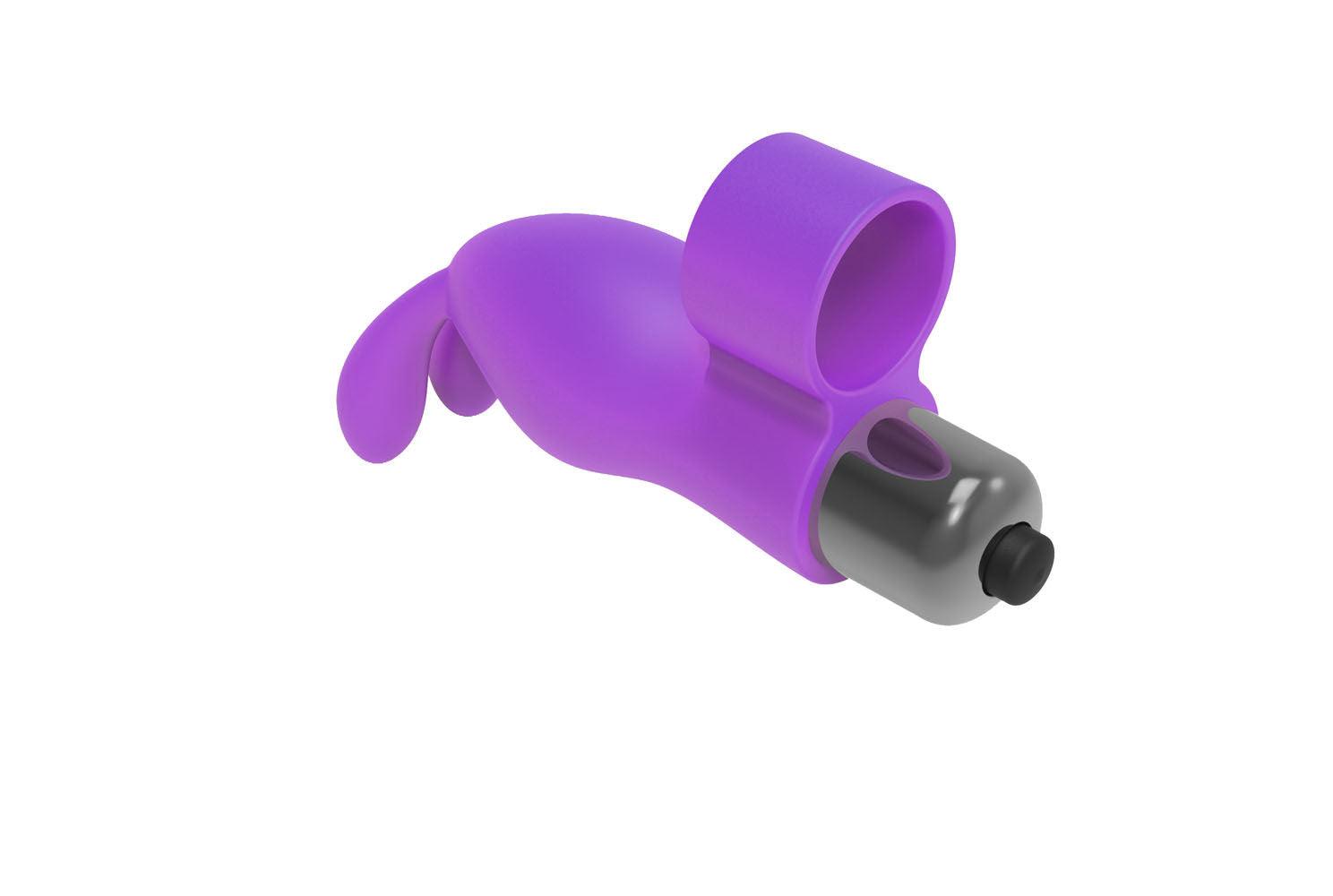 The 9's Flirt Bunny Finger Vibrator - Pink - Love It Wet