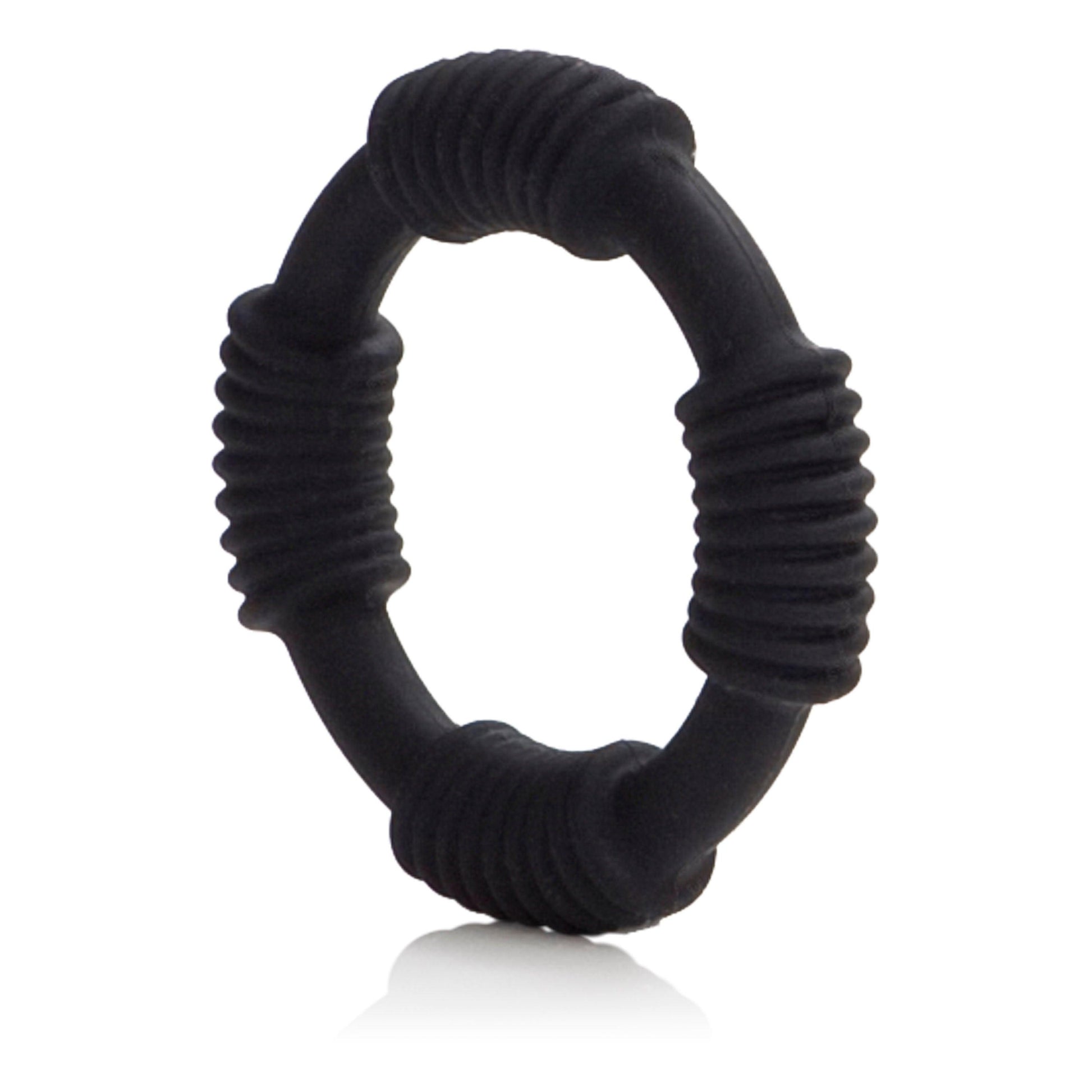 Hercules Silicone Ring - Black - Love It Wet