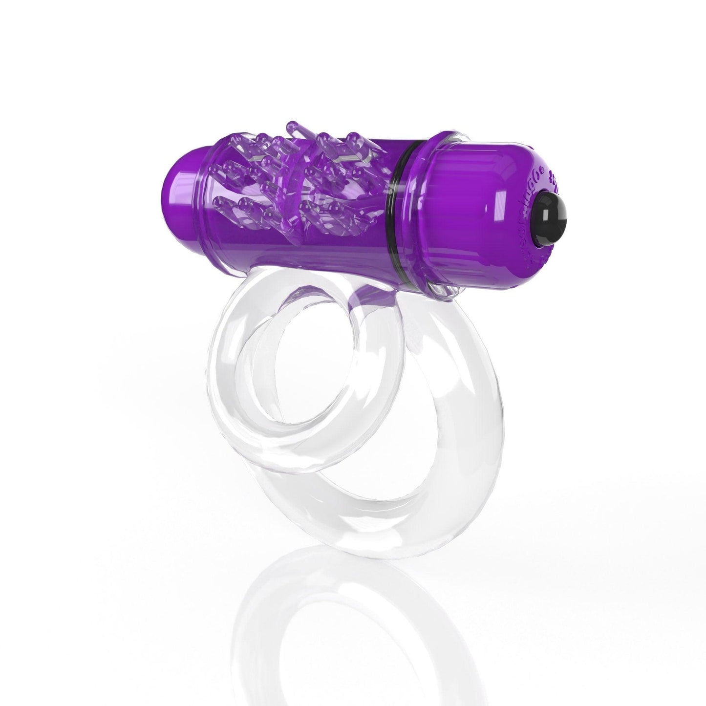 Screaming O 4t - Double O 6 Super Powered Vibrating Double Ring - Kiwi - Love It Wet