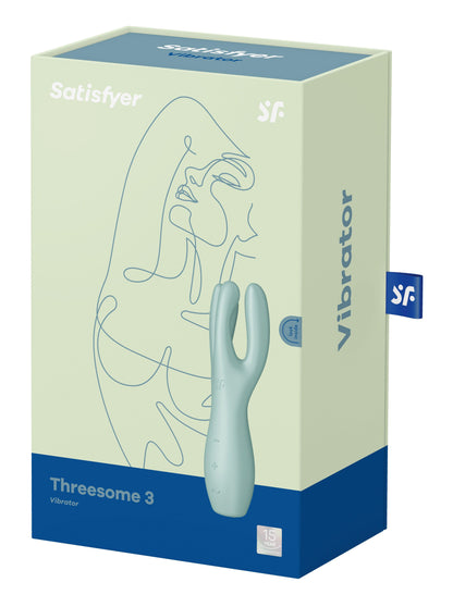 Threesome 3 Vibrator - Mint - Love It Wet