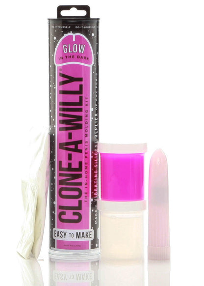 Clone-a-Willy Glow-in-the-Dark Kit - Pink - Love It Wet