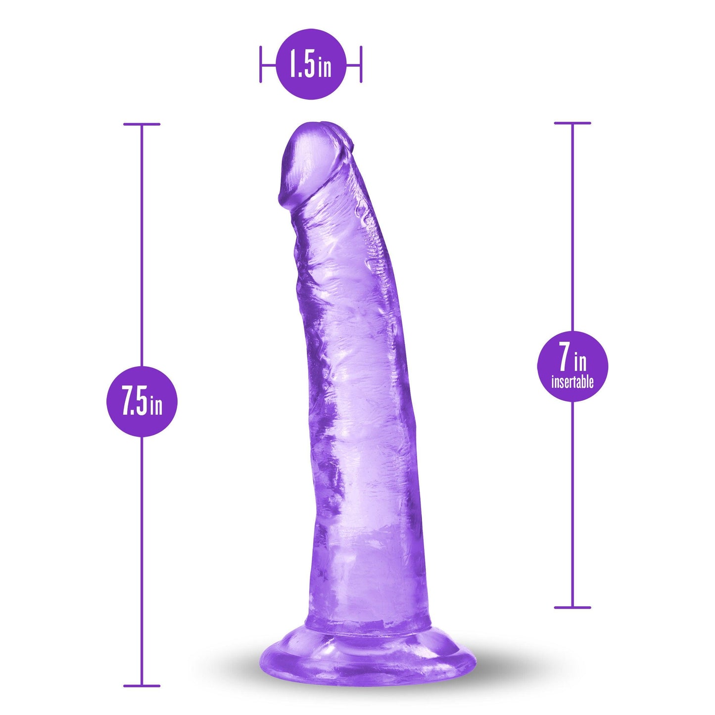 B Yours Plus - Lust N Thrust - Purple - Love It Wet