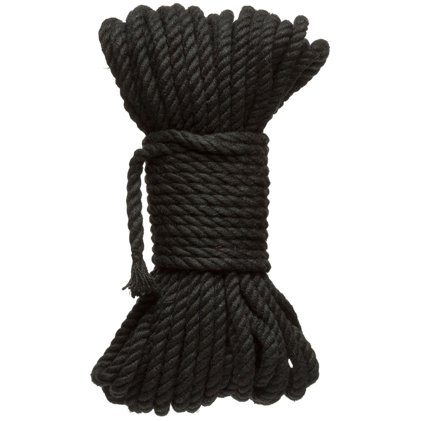 Merci - Bind and Tie - 6mm Hemp Bondage Rope - 50 Feet - Black - Love It Wet