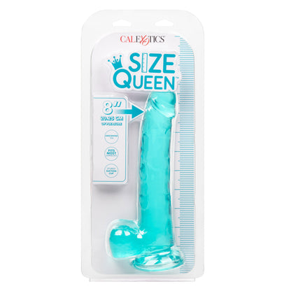 Size Queen 8 Inch - Blue - Love It Wet