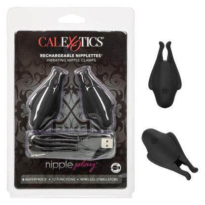 Nipple Play Rechargeable Nipplettes - Black - Love It Wet