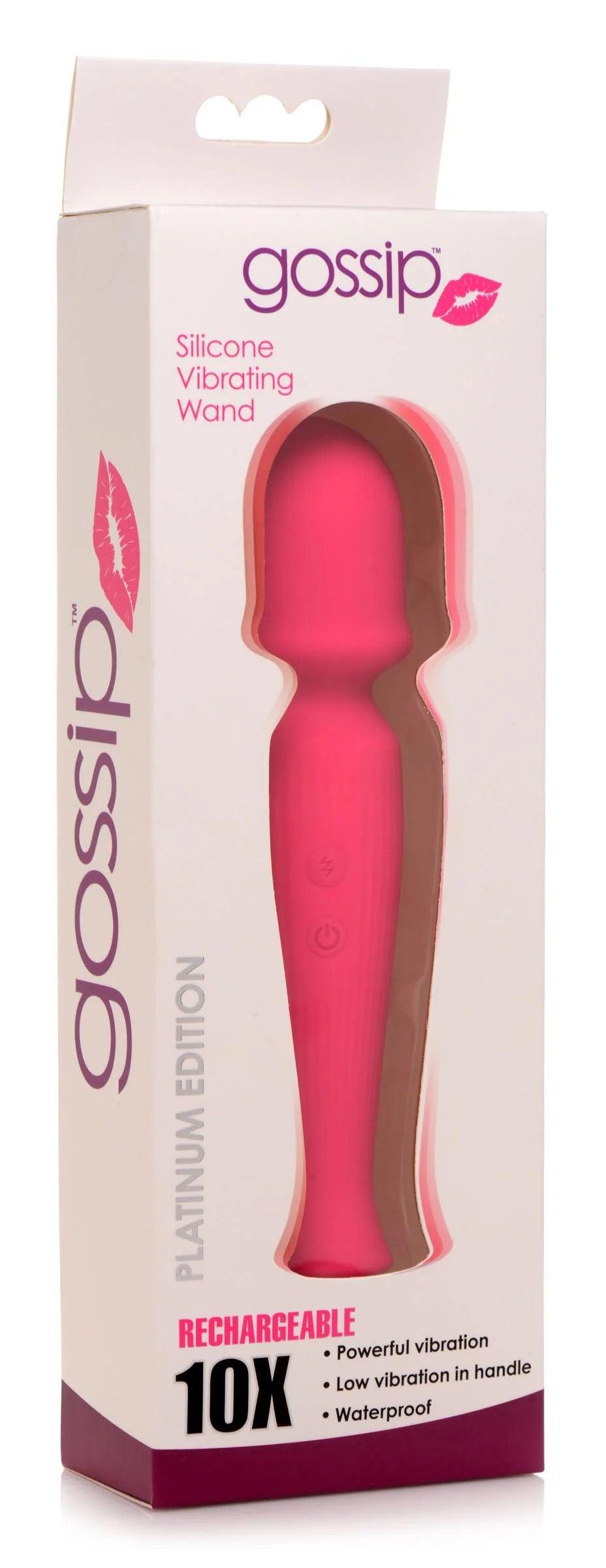 Silicone Wand Massager - Violet - Love It Wet