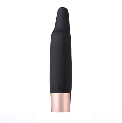 Aspen 15-Function Rechargeable Wireless Flickering Tip Vibrator - Black - Love It Wet