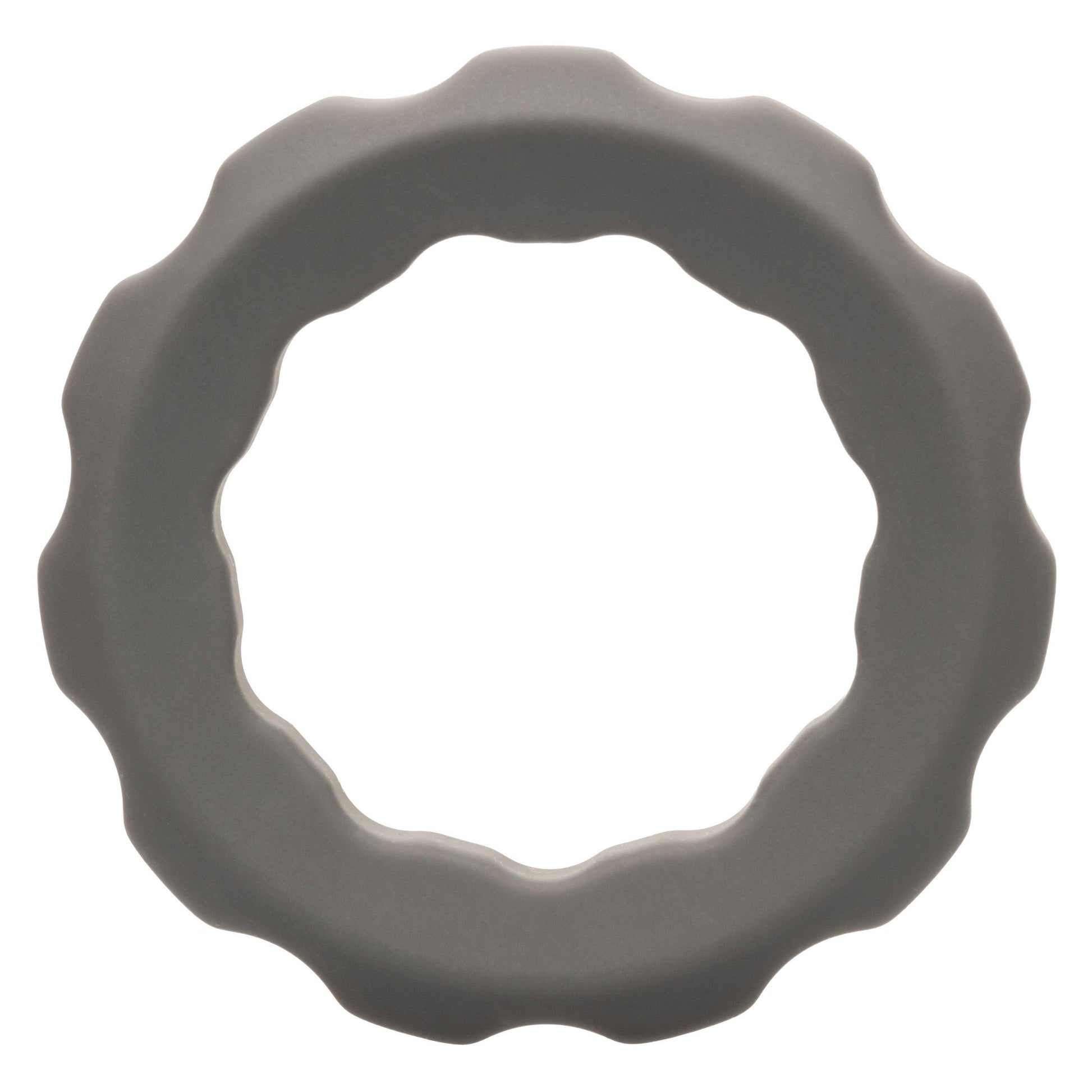 Alpha Liquid Silicone Erect Ring - Gray - Love It Wet