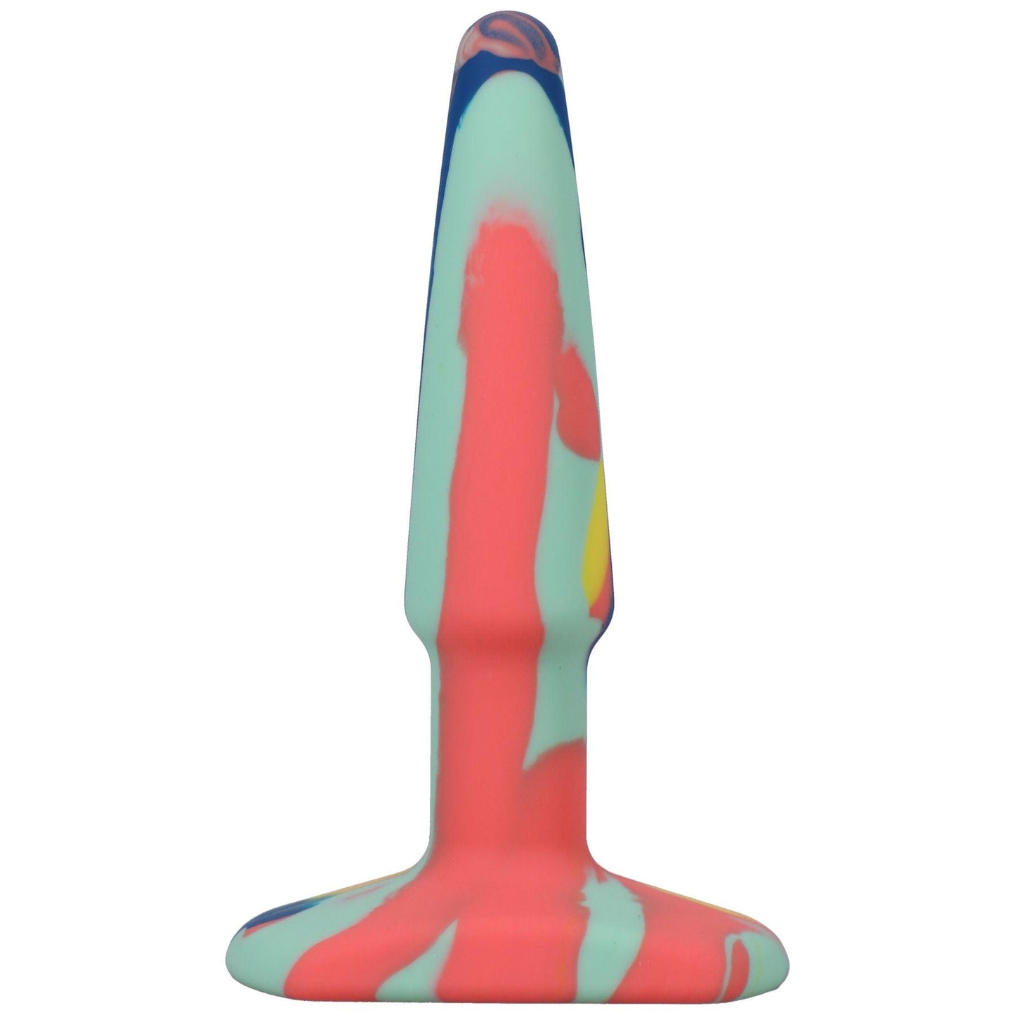 A-Play Groovy Silicone Anal Plug 4 Inch - Sunrise - Love It Wet