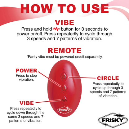 Love Connection Silicone Panty Vibe With Remote Control - Red - Love It Wet