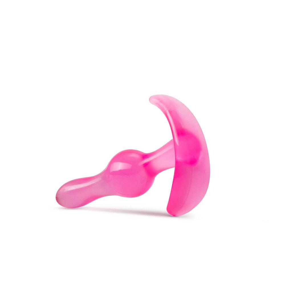 B Yours - Curvy Anal Plug - Pink - Love It Wet