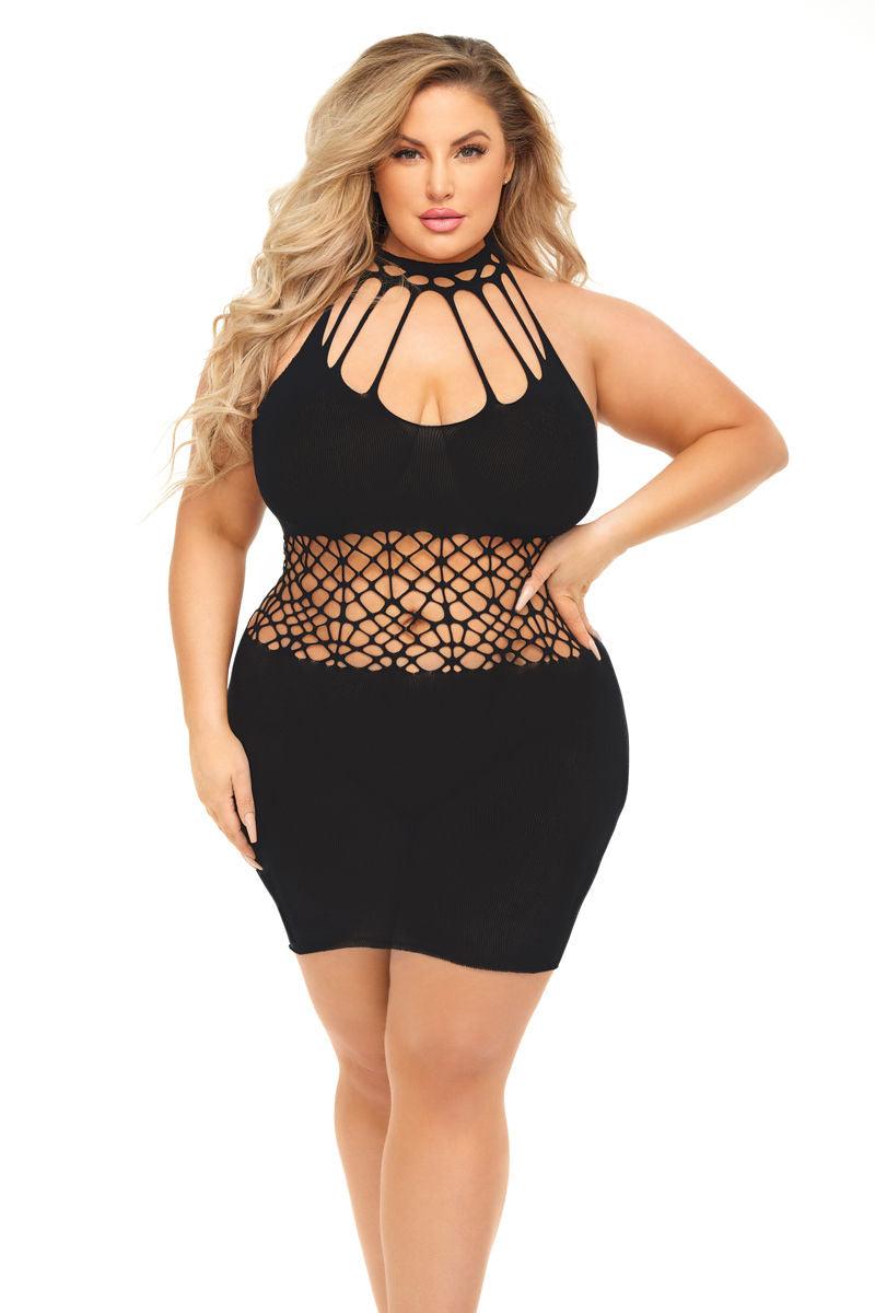 Rich B Phase Dress - Queen Size - Black - Love It Wet