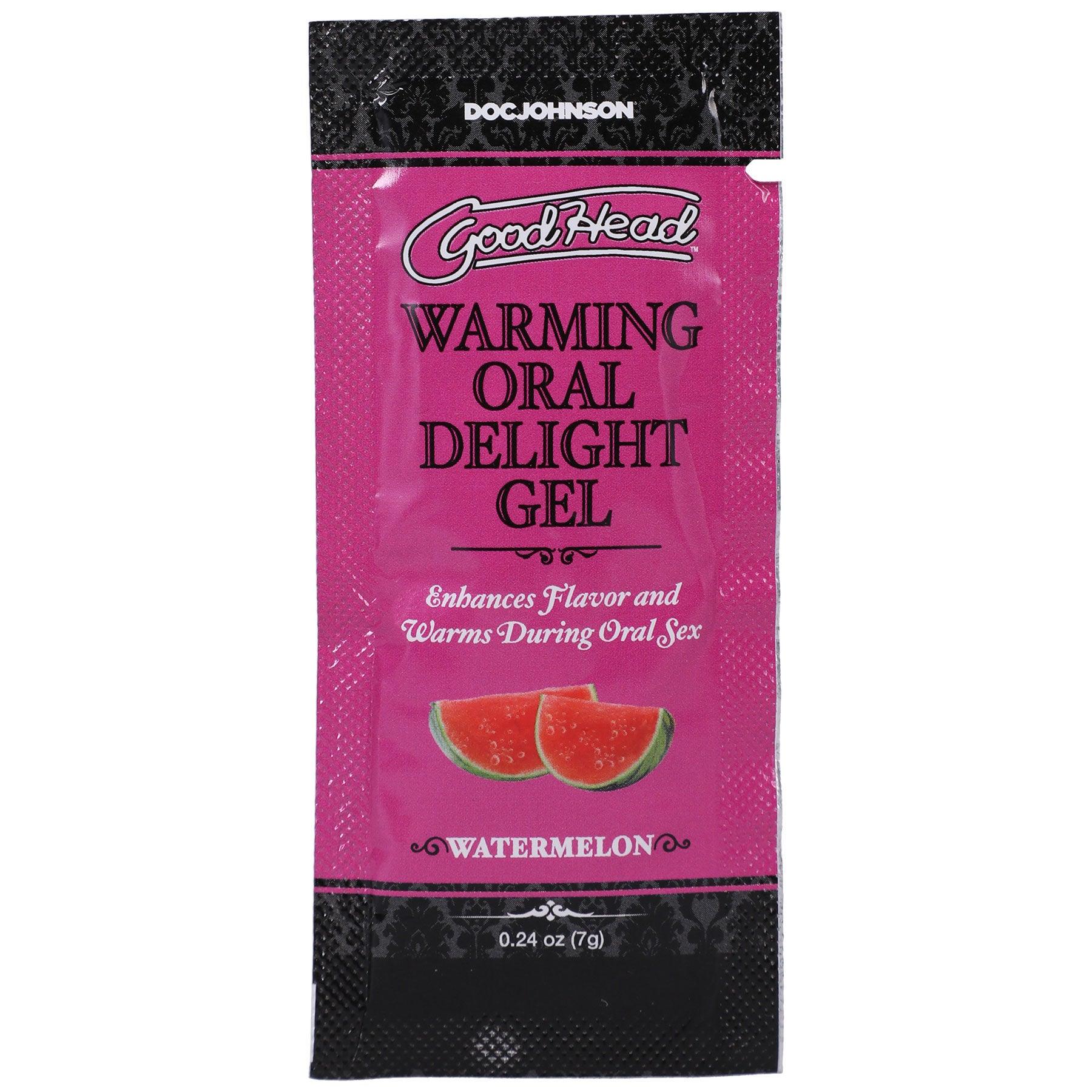 Goodhead - Warming Oral Delight Gel - Watermelon - 0.24 Oz - Love It Wet