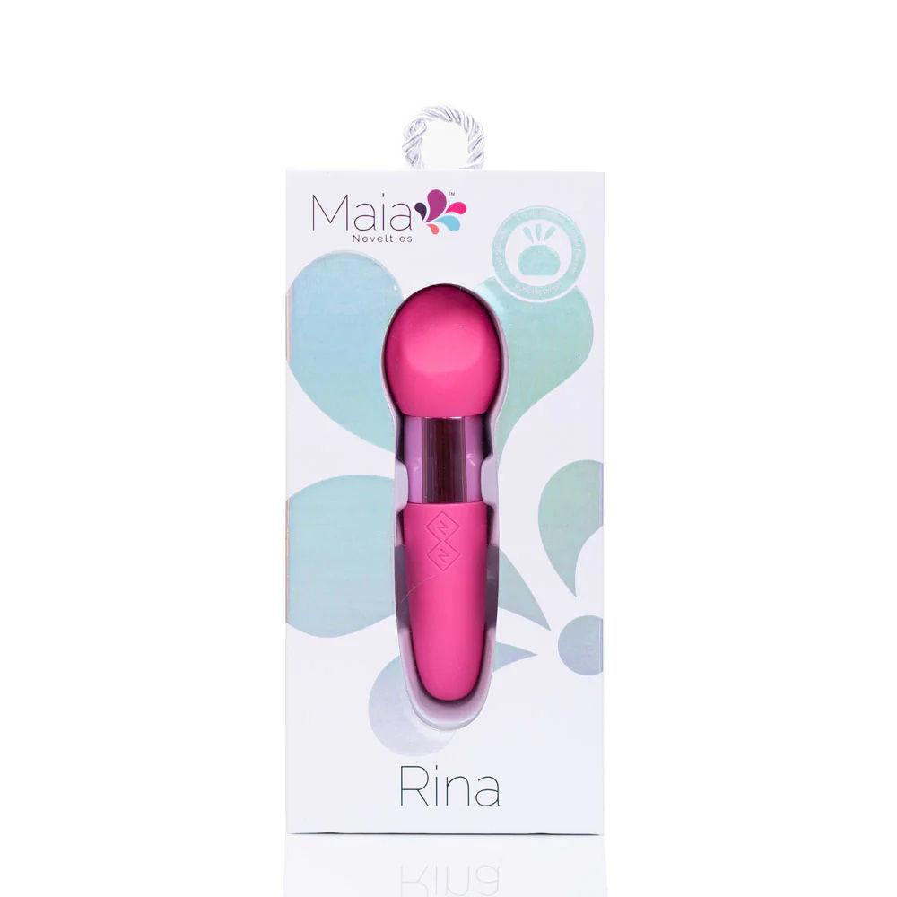 Rina Rechargeable Dual Motor Silicone 15- Function Vibrator - Blue - Love It Wet